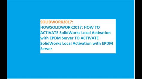 First, you will need to open the SOLIDWORKS application. . Solidsquad activator not working